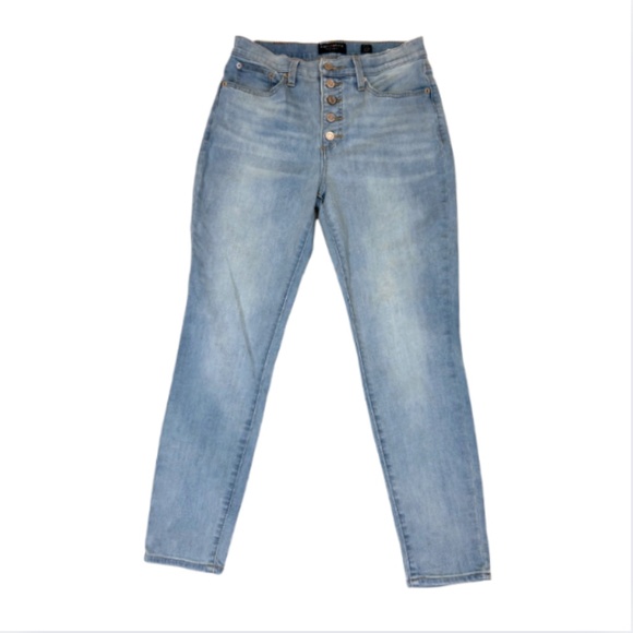 Lucky Brand Light Blue Jeans Size 8 / 29 Ankle No Holes Skinny Bridgette - Picture 1 of 12